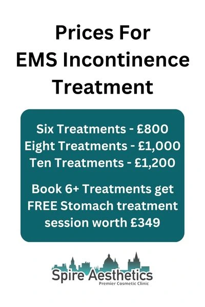 EMS Incontinence Treatment Prices Lancashire