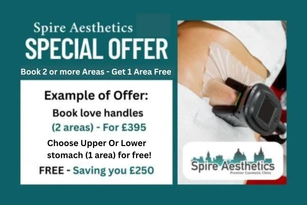 Fat Freezing Promotion Lancashire from Spire Aesthetics - Book Today!