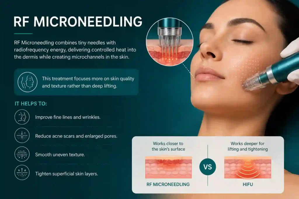 What Does RF Microneedling Do That HIFU Alone Cannot Lancashire