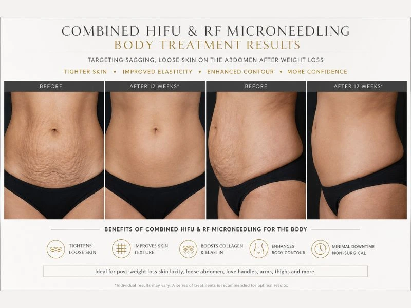 ultimate skin tightening treatment results Lancashire