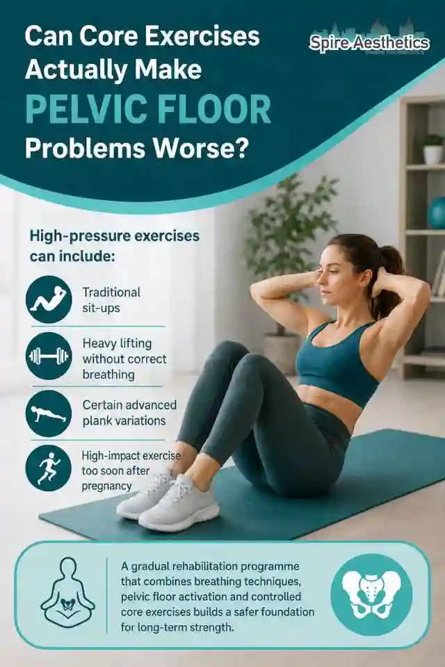 Can Strengthening Your Core Alone Actually Make Pelvic Floor Problems Worse Lancashire?